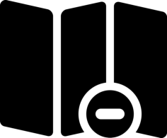 Remove From Map Outline Icon Svg Set, Free Vectors File